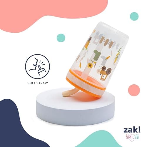 Zak Designs Bluey Kelso Toddler Cups For Travel or At Home, 15oz 2-Pack Durable Plastic Sippy Cups With Leak-Proof Design is Perfect For Kids (Bluey & Friends) thumbnail 6