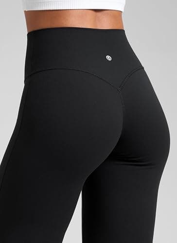 CRZ YOGA Softretch Wide Leg Pants 28"/30"/32" | No Front Seam, Ultimate Comfort, Next to Skin, Yoga, Casual, High Waisted, for Women thumbnail 5