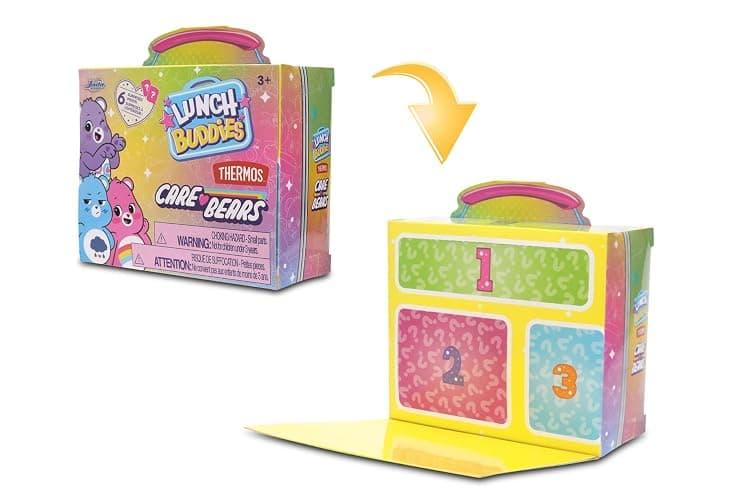 Jada Lunch Buddies – Collectible Mini Tin with Thermos, Figure & Food Accessories – 2-Inch Care Bears Toy – Care Bears & Friends – for Kids Ages 5+ (One Piece, Styles May Vary) thumbnail 3