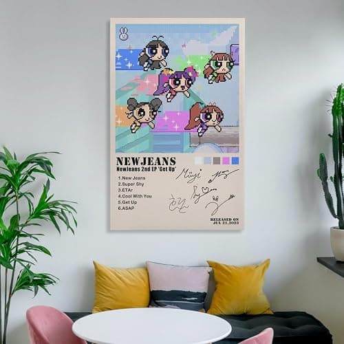 Newjeans 2nd EP Get Up Signature Music Poster Album Cover Artistic Poster 08x12inch(20x30cm) thumbnail 6