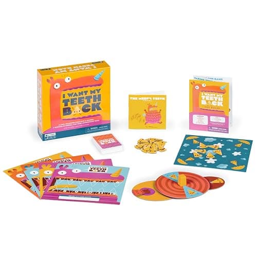 Exploding Kittens I Want My Teeth Back, 2-4 Players, Ages 4+ Kids Game | Spin, collect teeth for your Meef, and make silly choices in this quick kids game that builds counting and critical thinking. thumbnail 6