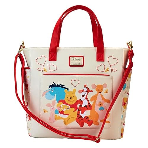 Loungefly Disney Winnie The Pooh Love Convertible Backpack and Tote Bag thumbnail 7