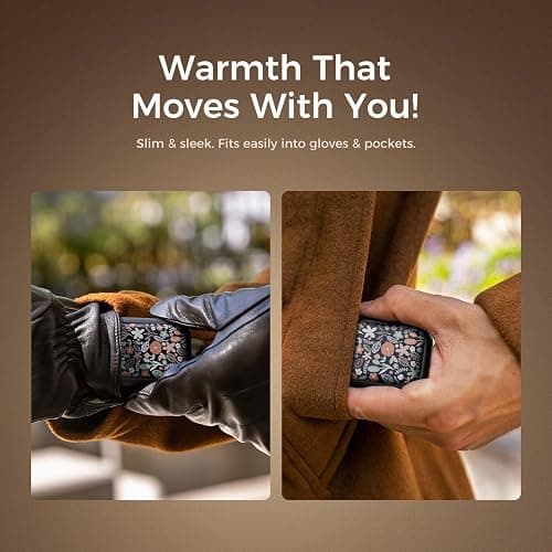 OCOOPA Hand Warmers Rechargeable 2 Pack - Stocking Stuffers Men Women Teens Boys Girls, Gifts for Men Women Seniors, White Elephant Gifts for Adults, Christmas Birthday Anniversary Xmas Gifts Ideas thumbnail 3