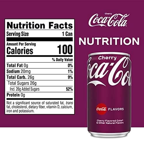 Cherry Coke Mini-can, 10 pack - Coca-Cola Cherry - 7.5 Fl Oz (Pack of 10) thumbnail 2