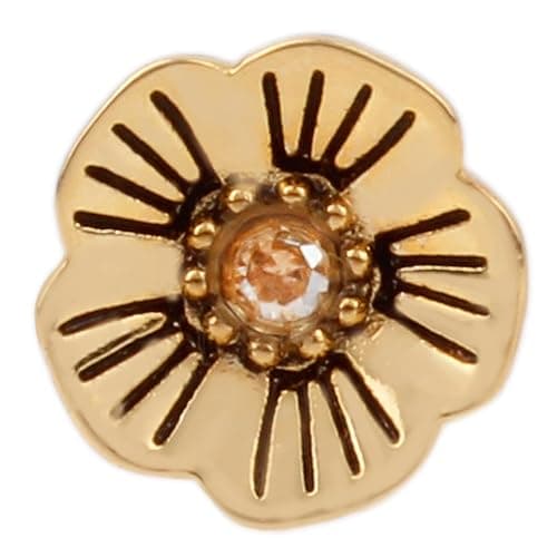 COACH Tea Rose Stud Earrings thumbnail 2