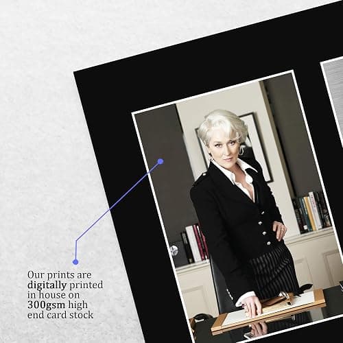 HWC Trading Meryl Streep The Devil Wears Miranda Priestly Gifts Printed Signed Autograph Picture for Movie Memorabilia Fans - US Letter (ID-011862) thumbnail 4