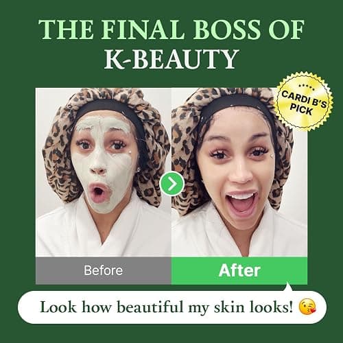 FULLY Green Tomato Clay Mask Cleanser, Cardi B’s Pore Mask Pick for 2-Minute Pore Detox, Blackhead & Sebum Control, 49% Green Tomato Extract, Vegan Fragrance-Free Korean Skincare, 4.05 fl oz thumbnail 3