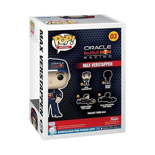 Funko Formel 1 Max Verstappen Vinyl Figur 03 Unisex Pop! Standard Vinyl Fan-Merch, Sport thumbnail 2