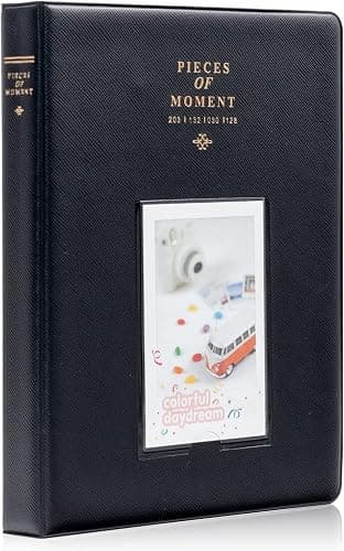 Fujifilm Instax Mini 41 Instant Camera Vintage Black. + Fujifilm Value Pack (40 Sheets) + Shutter Accessories Bundle, Includes Vintage Style Compatible Carrying Case, Black Photo Album 64 Pockets thumbnail 5