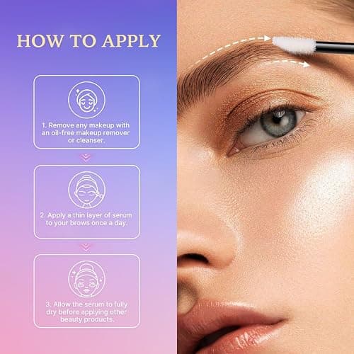 VieBeauti Eyebrow Growth Serum: Eyebrow Serum to Grow Brows with Advanced Formula to Boost Longer Fuller and Thicker Looking Eyebrows 3mL thumbnail 6