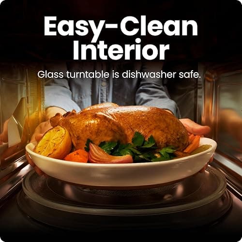 Chefman Countertop Microwave Oven 0.9 Cu. Ft. Digital Stainless Steel Microwave 900 Watt with 6 Presets, Eco Mode, Mute Option, Memory Function, Child Safety Lock, Kitchen, Home, Dorm Essentials thumbnail 6