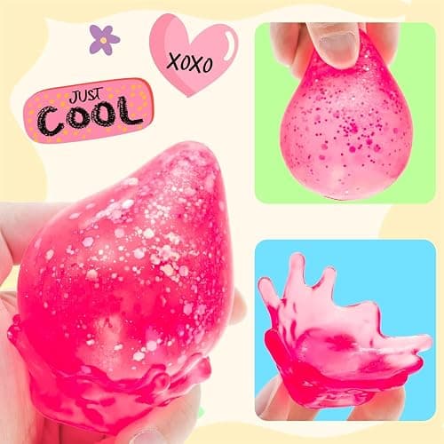 Dream Squishy Drop Stress Balls for Adults Fidget Toys Adults, Gel Filled Squishy Toys for Kids Stress Relief, Super Soft Toys to Ease Stress, Birthday, Christmas, Office, Stocking Stuffer Gift thumbnail 3