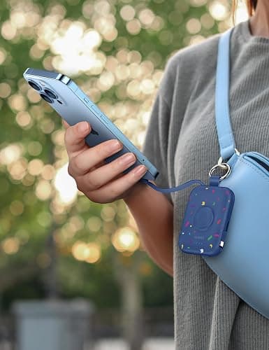 RORRY CharmGo Portable Charger, 5000mAh Portable Charger Power Bank | Built-in Cables,Travel Keychain Battery Pack Essentions for Apple Watch 1~12 Series/Ultra/SE & iPhone 18 Pro Max/17/16/15 thumbnail 5