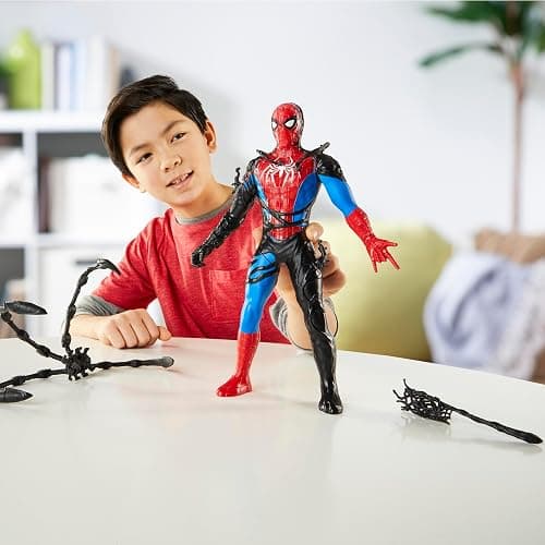 Marvel Spider-Man VenomVersus Spider-Man Liquid Shifter Action Figure with Accessories, 11-Inch-Scale (27 cm) Super Hero Toys for Kids Ages 4 and Up thumbnail 7