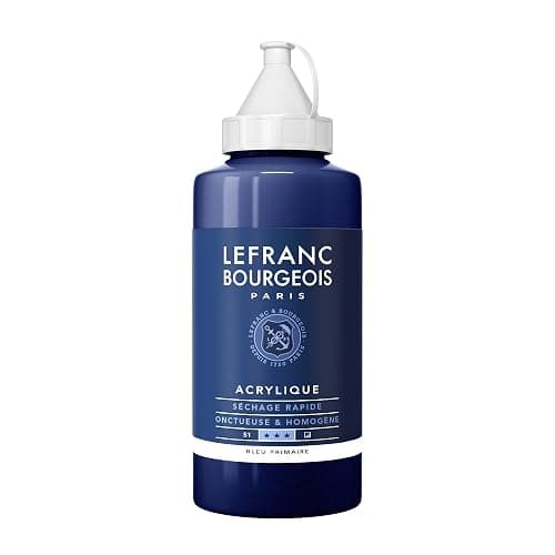 Lefranc Bourgeois Acrylique Fine Bouteille 750ml Bleu Primaire - Image 1