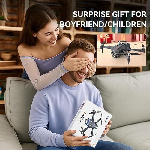 Skyvoyant Drone with Camera - Foldable Brushless Motor Drone for Adults/Kids, 1080P HD RC quadcopter. Waypoint Fly, Altitude Hold, One Key Take Off/Landing, Gesture Selfie, 3D Flip, Long Flight Time thumbnail 7