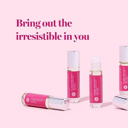 Pure Instinct Roll-On - The Original Pheromone Infused Essential Oil Perfume Cologne - TSA Ready (For Her - Women) thumbnail 2