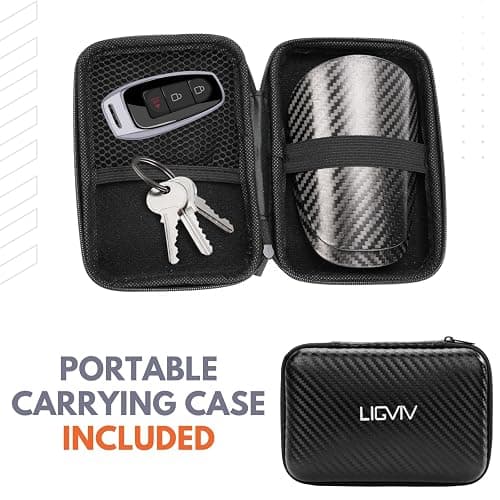 LIGVIV Mini Soccer Shin Guards - Carbon Fiber Shin Pads with Portable Carrying Case for Men, Women, Youths thumbnail 6
