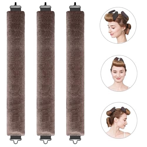 3PCS Heatless Curlers, No Heat Overnight Curls for Long Hair thumbnail 8