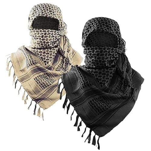 Desert Scarf / 100% Cotton Keffiyeh Scarf Wrap for Men And Women - Image 1