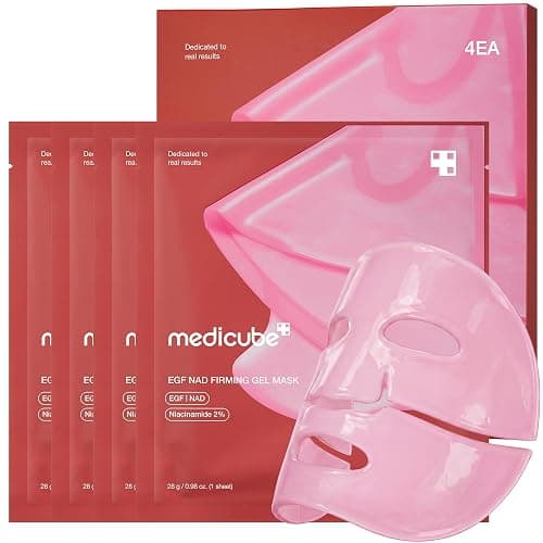 medicube Jelly Gel Mask with Firming NAD EGF | Overnight Face Mask - Korean Skincare, 28g x 4ea - Image 1