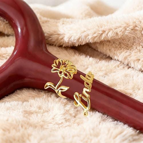UHOT Personalized Stethoscope Name Tag - Custom Stethoscope Charms Engraved ID Charm Metal Accessories for Nurse, Doctor, RN, NP, Medical Assistant Perfect Graduation Nurse Week Gift (Flower) thumbnail 3