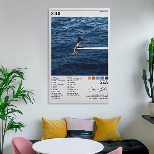 Sza Sos Jenna Ortega Poster Canvas Wall Art Decoration Prints for Living Room Home Bedroom Decor Painting08x12inch(20x30cm) thumbnail 6