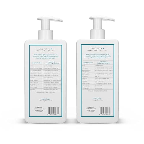Native Ocean & Timber Shampoo and Conditioner Contain Naturally Derived Ingredients | All Hair Types, Color & Treated, Fine to Dry Damaged, Sulfate & Dye Free - 2-Pack thumbnail 2