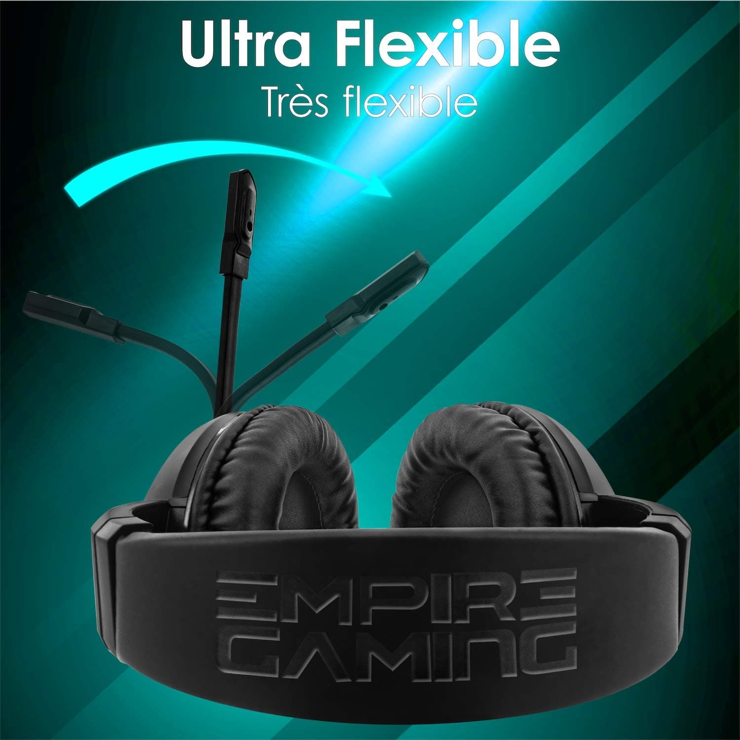 EMPIRE GAMING - Dark Rainbow G-HD10 RGB Gamer Headset - Compatible with PS4, PS5, Xbox Series, Smartphones, Tablets, PC, Mac - Multiplatform - High Definition Stereo Sound - Micro Omnidirectional thumbnail 9