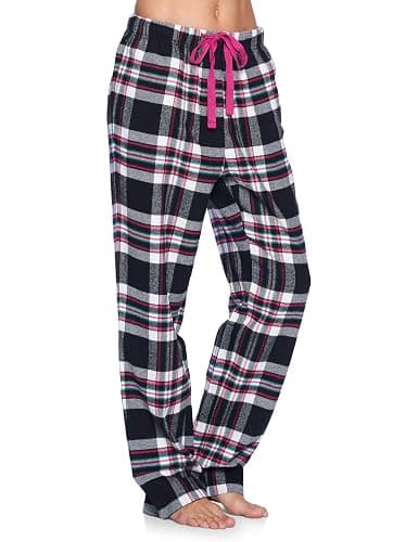 Ashford & Brooks Women's Super Soft Flannel Plaid Pajama Sleep Pants - Image 1