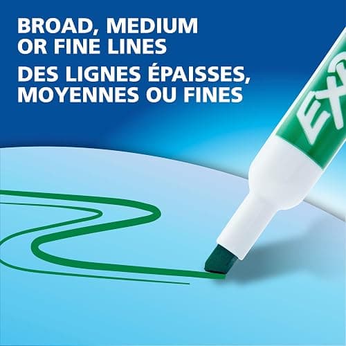 Expo Dry Erase Markers, Whiteboard Markers with Low Odour Ink, Chisel Tip, Assorted Colours, 16 Count thumbnail 8