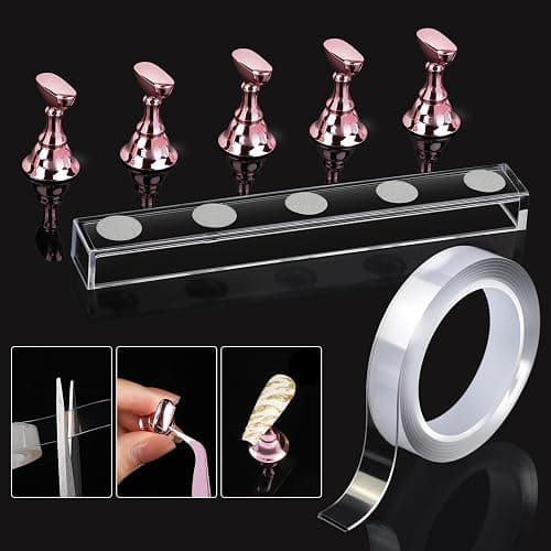 Teenitor Square Nail Tips with Nail Charms Nail Art Brushes, 240pcs XXL Fake Nails with Nail Stand for Extensions, Clear Acrylic Nail Tips Gel Nails Long Full Coverage thumbnail 7