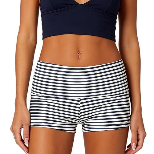 KMBANGI Womens Fold Over Shorts Elastic Waist Y2k Lounge Shorts Foldover Cute Pajama Micro Bottoms Mini Shorts Sleepwear thumbnail 5