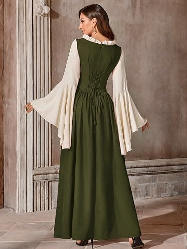 Abaowedding Women Renaissance Costume Medieval Dress Irish Cosplay thumbnail 4