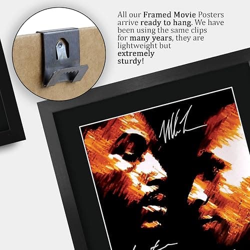 HWC Trading FR A3 Lennox Lewis vs. Mike Tyson Gifts Printed Signed Autograph Poster for Boxer Memorabilia Fans - A3 Framed thumbnail 5