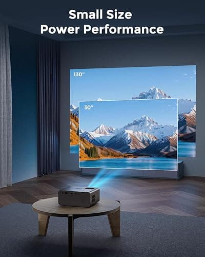 CiBest Mini Projector, 2025 Upgraded Full HD 1080P Support Video Projector, Portable Small Movie Projector, Compatible with iOS/Android/Windows/TV Stick/Box/USB/HDMI thumbnail 6