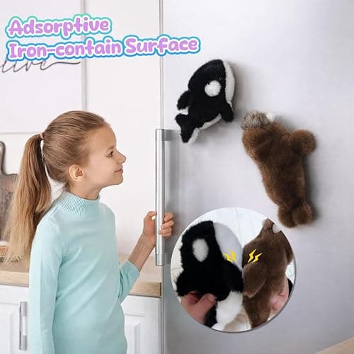 Mushymallow Adorable Walrus Stuffed Animal Soft Plush Birthday Gift for Kid | Cute Plush Toy Pocket-Sized Stuffed Walrus for Boys Girls Adults Christmas Birthday Gifts Desk Decor Magnetic Fridge Magnet thumbnail 4
