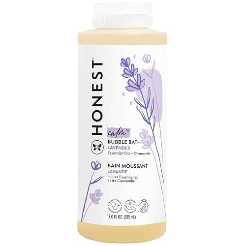The Honest Company Foaming Bubble Bath Gentle Tear-Free Hypoallergenic Baby Wash with Naturally Derived Ingredients Lavender Calm 12 fl oz - Image 1
