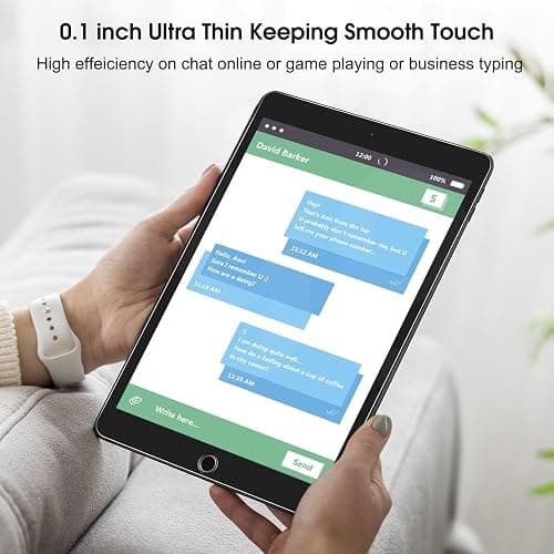 Qularlans 2 Pack Screen Protector for iPad 11th Generation A16 2025 11 Inch/iPad 10th Generation 2022 10.9 Inch, 9H Hardness Tempered Glass Ultra Sensitive Apple Pencil Compatible thumbnail 3