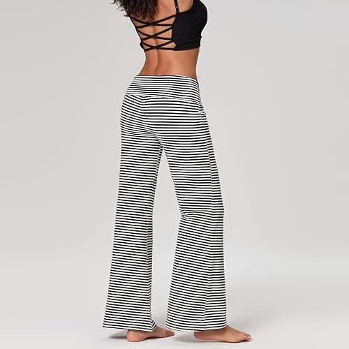 Keliholiyu Fold Over Leggings Women Y2K Lounge Yoga Sweatpants thumbnail 5