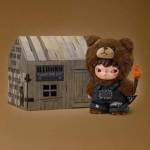 POP MART Hirono Living Wild-Fight for Joy Plush Doll, Articulated Character Premium Design Gifts for Women Fan-Favorite Collectible Toy Art Toy Action Figure thumbnail 6