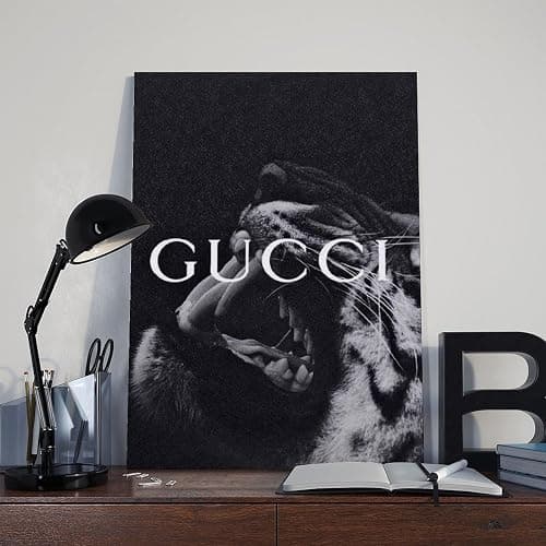 Dehub Black And White Luxury Poster for Home Office Decoration Chic Fashion Canvas Prints for Wall Aesthetic Perfect Gifts for Birthday Party Unframe-style 16x24inch(40x60cm) thumbnail 8
