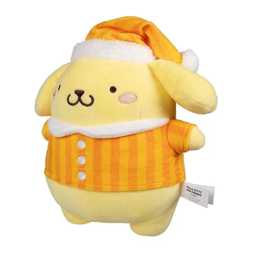 Jazwares Hello Kitty® and Friends - 8-Inch Pompompurin™ Pajama Party Plush - Officially Licensed Sanrio® Product from Ages 6+ thumbnail 3