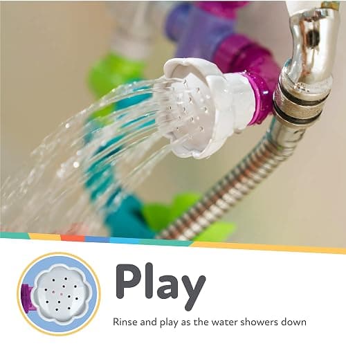Nuby Wacky Waterworks Pipes Bath Toy - Baby Bathtub Toy with Interactive Features for Cognitive Development thumbnail 5