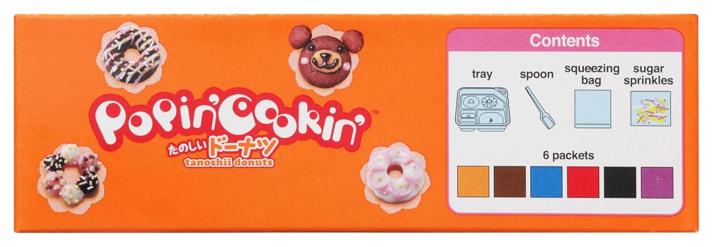 Kracie Popin' Cookin' DIY Candy Donuts Kit, No Bake, 1.4 Ounces (Pack Of 1) thumbnail 3