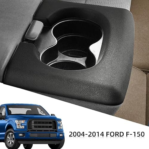 Center Console Cup Holder Replacement Pad Black Compatible with Ford F150 2004-2014 Center Console Cup Holder Pad thumbnail 2