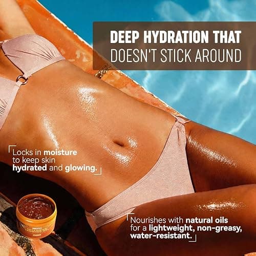 HAOTIME Tanning Lotion, Fast Tan Accelerator for Natural Browning, Deep Dark Tan with Beta-Carotene, Vitamins C & E, Natural Oils, Hydrating, Non-Greasy, Water-Resistant, Outdoor Tanning Gel, 5 Fl Oz thumbnail 3