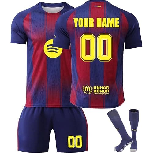 miaomiaocc Soccer Jersey for Kids and Adult 25/26, Personalised Jersey with Name Number - Image 1