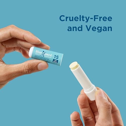 BLUE LIZARD Mineral SPF 15 Lip Balm, 3-Pack: Broad Spectrum Sun Protection, Natural Coconut Flavor, 8 Natural Oils, Infused with Australian Kakadu Plum, Rich in Vitamin C, Vegan, Each Tube 0.13 oz. thumbnail 3
