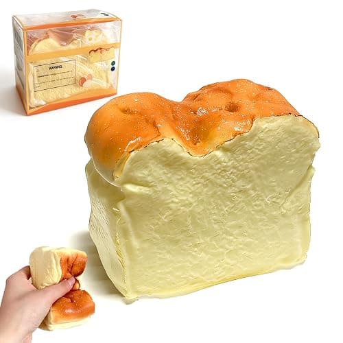 Bread Squeeze Squishy Toy，Slow Rising Squishy， Dumpling Stress Ball | Bread squishy Fidget Toy for Office or Party Favor - Image 1